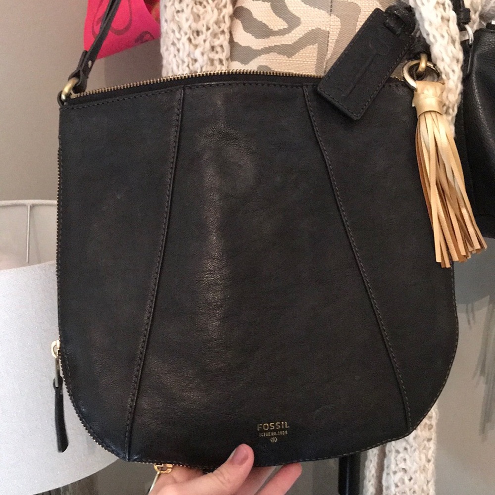 Fossil crossbody bag black